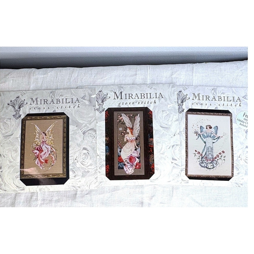 Mirabilia Cross Stitch Pattern Nora Corbett  New Old Stock 3pk